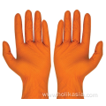 9inch ORANGE NITRILE MEDICAL EXAMINATION GLOVES